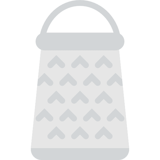 Grater tools and utensils cheese utensil icon