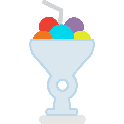 Ice cream dessert summertime sweet icon