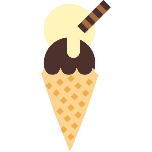 Ice cream food summer dessert icon