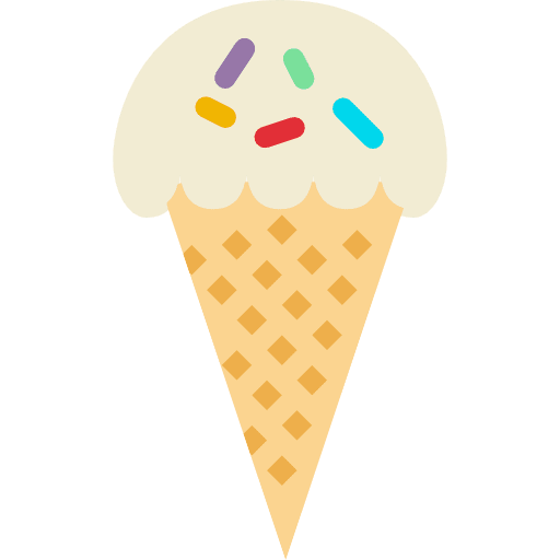 Ice cream sweet summertime summer icon