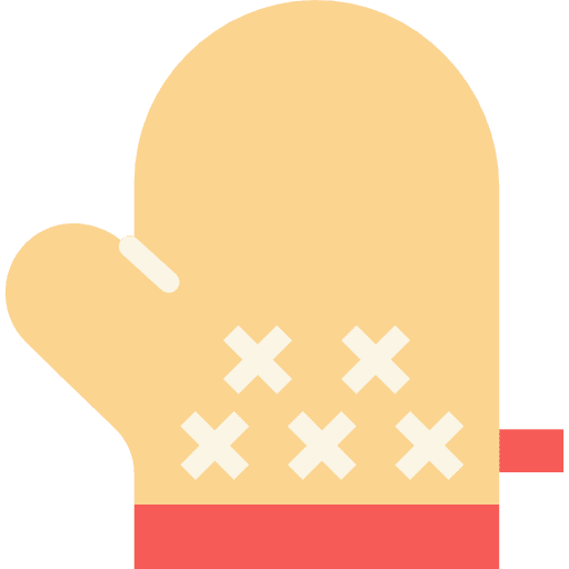 Kitchen cooking cloth tools and utensils icon