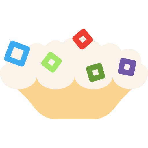 Pie frosted bakery dessert icon