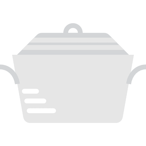 Stew pot food fire icon