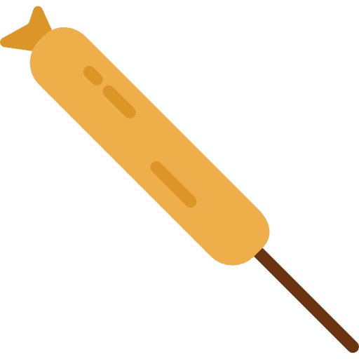 Corndog corndog sausage junk food icon