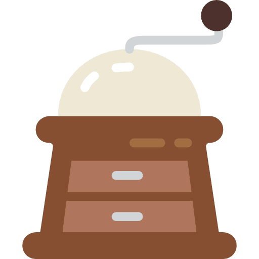 Grinder coffee kitchenware mill icon