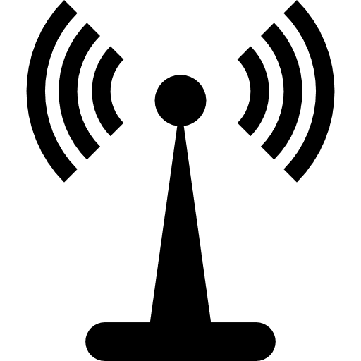 Wifi signal tower tools and utensils wifi signal connection icon