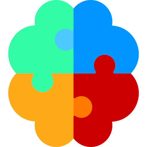 Puzzle creativity jigsaw puzzle icon