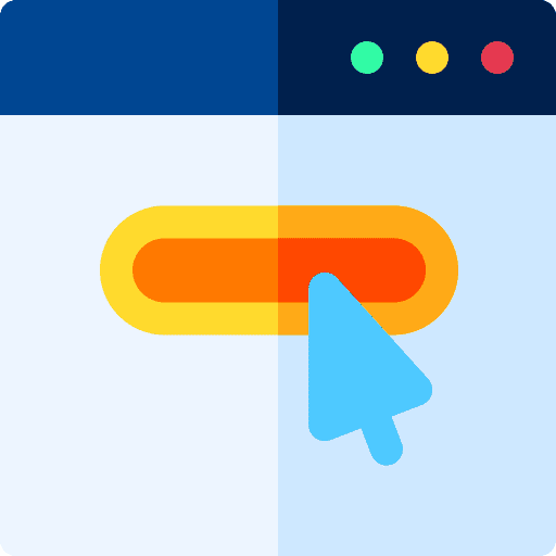 Ui design website browser ui design icon