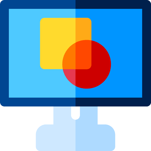 Computer graphic electronics edit tools geometrical shape icon