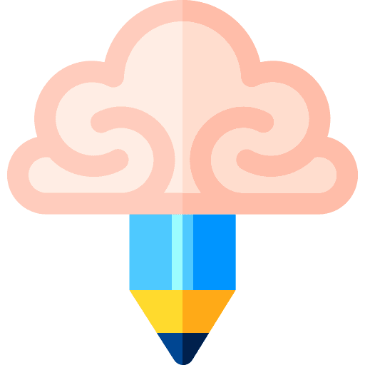 Creativity pen education pencil icon