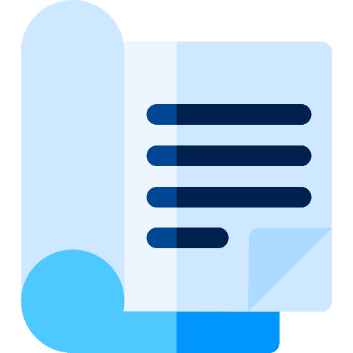 Documentation paper sheet documentation icon