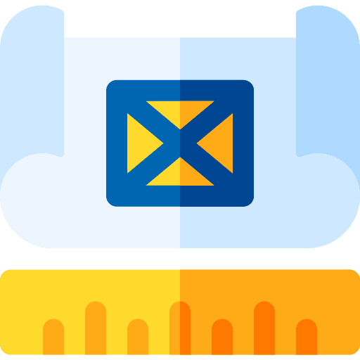 Prototype blueprint architecture art and design icon