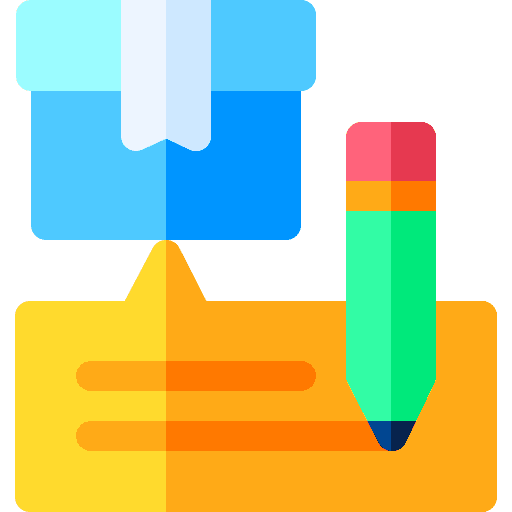 Review customer satisfaction speech bubble marketing icon
