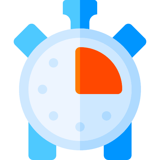 Time management wait chronometer time management icon