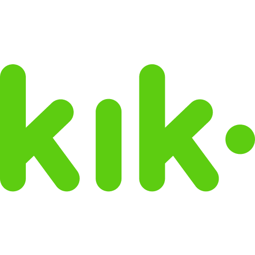 Kik logotype communication brands and logotypes icon Kik logotype communication brands and logotypes icon