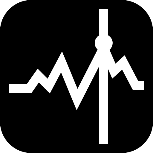 Stocks symbols line chart logotype icon Stocks symbols line chart logotype icon