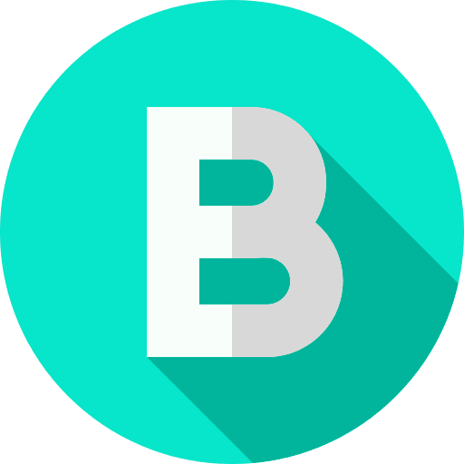 B abecedary letter consonant icon