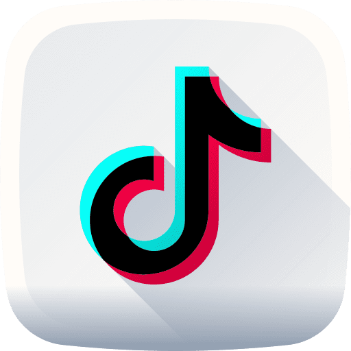 Tik tok tiktok social media brand icon