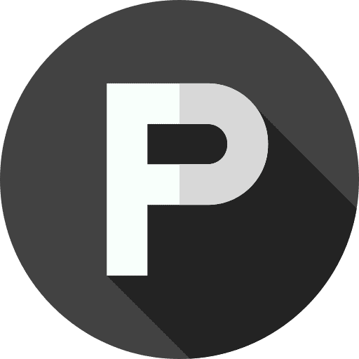 P abecedary consonant alphabet icon P abecedary consonant alphabet icon