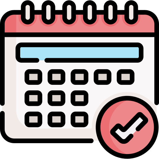 Calendar check schedule event icon