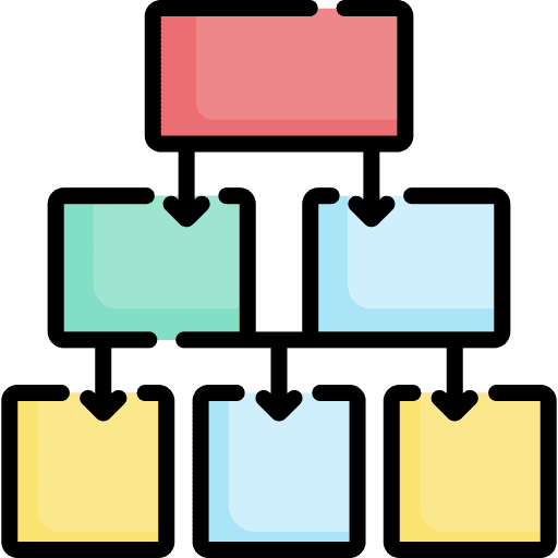 Scheme flow chart scheme business and finance icon