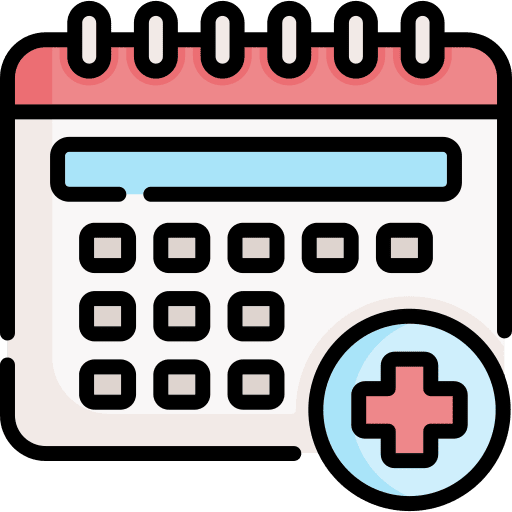 Calendar schedule event healthcare icon Calendar schedule event healthcare icon