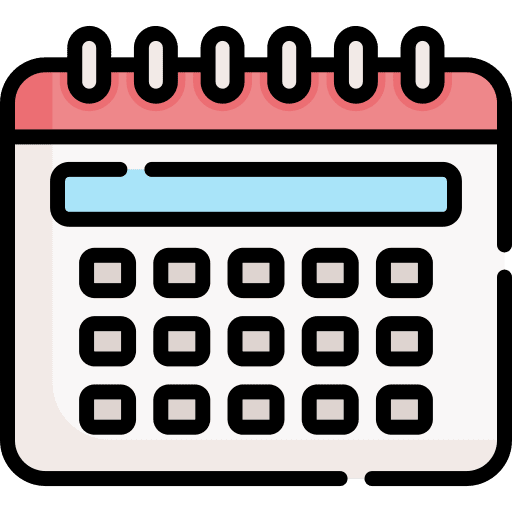 Calendar time and date calendar organization icon Calendar time and date calendar organization icon