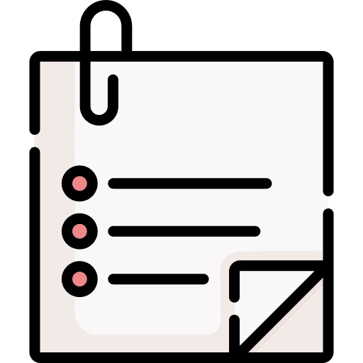 Memo files and folders reminder school material icon Memo files and folders reminder school material icon