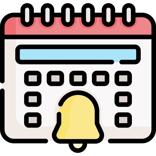 Notification event calendar organization icon Notification event calendar organization icon