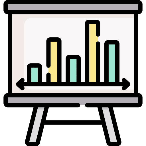 Presentation presentation analysis statistics icon Presentation presentation analysis statistics icon