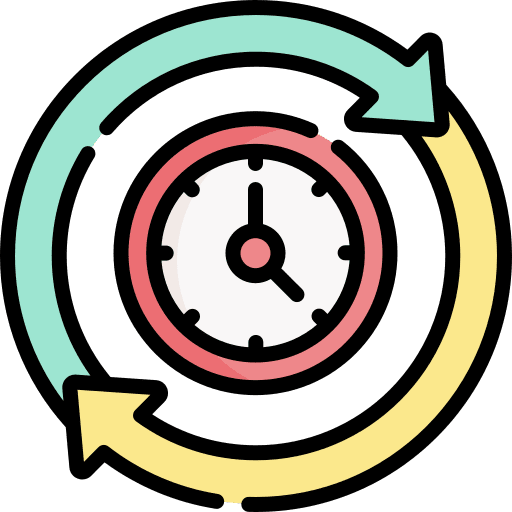 Time management clock spend time watch icon Time management clock spend time watch icon