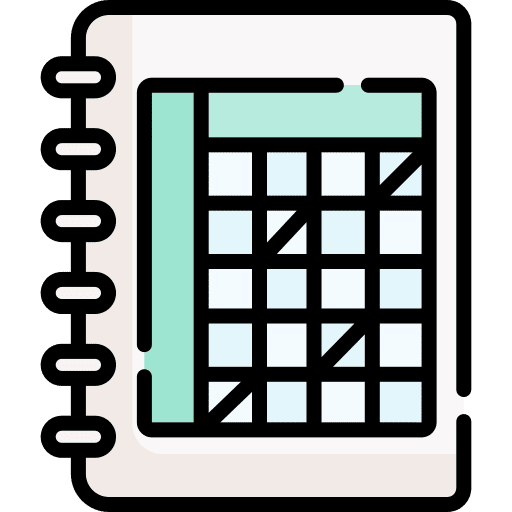 Planner event agenda planner icon Planner event agenda planner icon