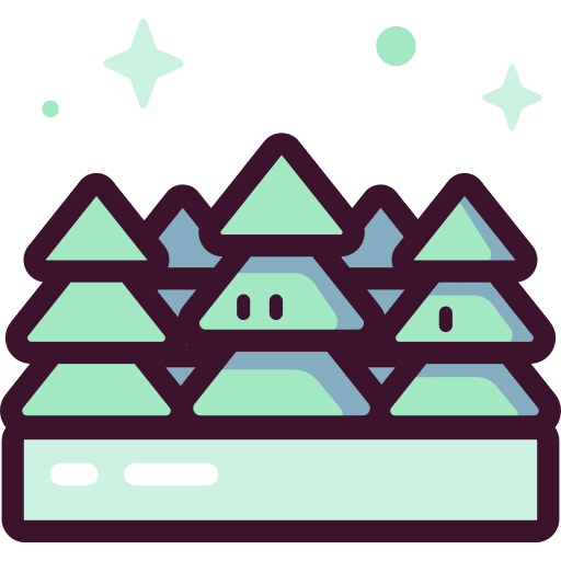 Forest woods woodland nature icon Forest woods woodland nature icon
