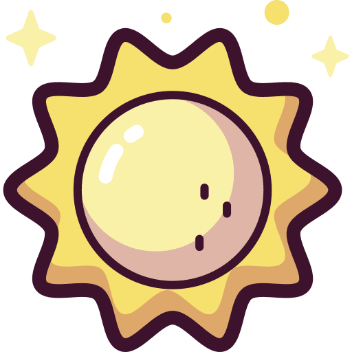 Sun meteorology nature sunlight icon