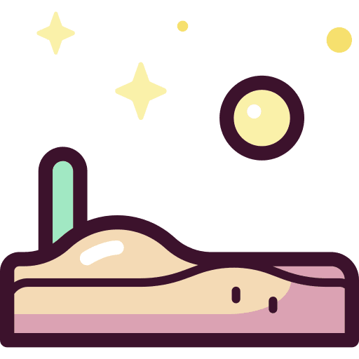 Desert landscape sand scenery icon Desert landscape sand scenery icon