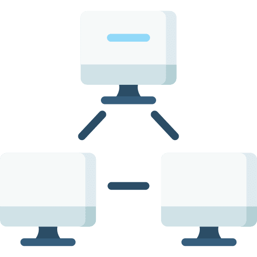 Network technology communications networking icon Network technology communications networking icon