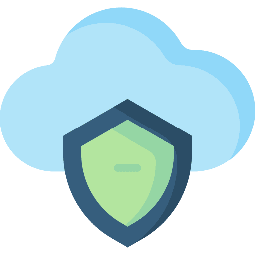 Protection security server protection icon Protection security server protection icon