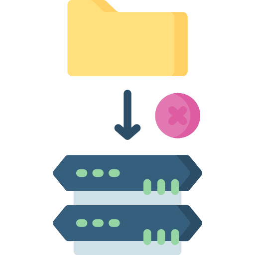 Block block seo and web server icon Block block seo and web server icon
