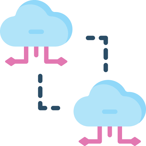 Cloud computing networking seo and web network icon Cloud computing networking seo and web network icon