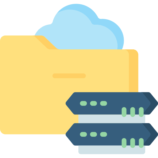 Folder document files and folders network icon Folder document files and folders network icon