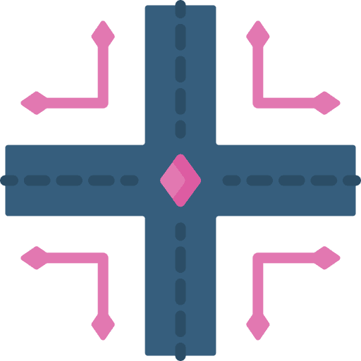 Rooting arrow direction computing icon Rooting arrow direction computing icon