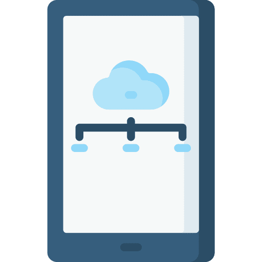Smartphone smartphone cloud internet icon Smartphone smartphone cloud internet icon