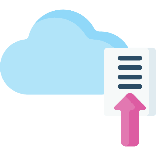 Upload ui cloud file icon Upload ui cloud file icon
