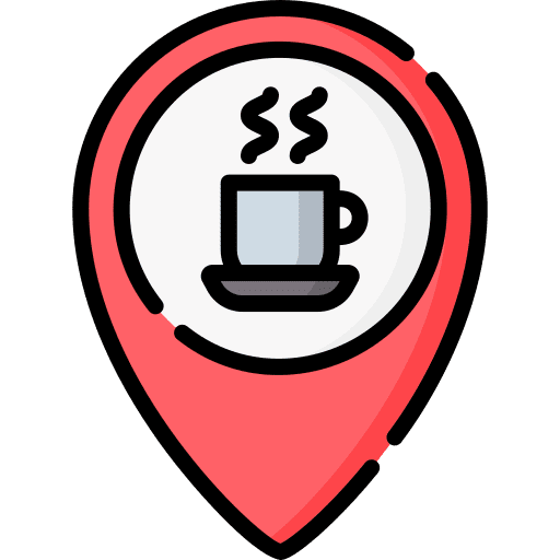 Coffee shop cafe placeholder restaurant icon