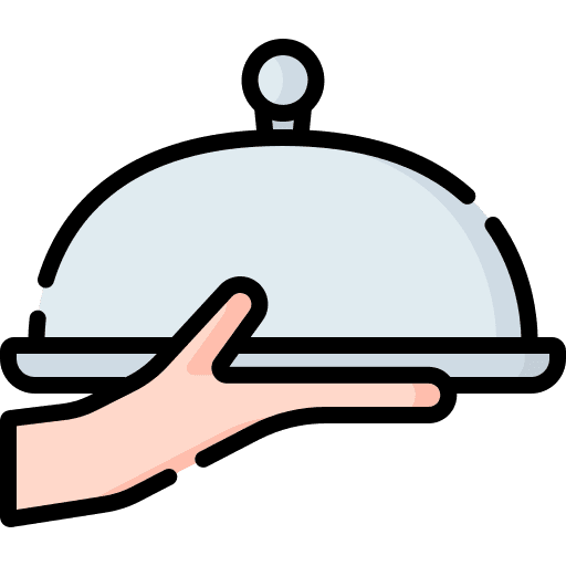 Food tray serving tray food icon