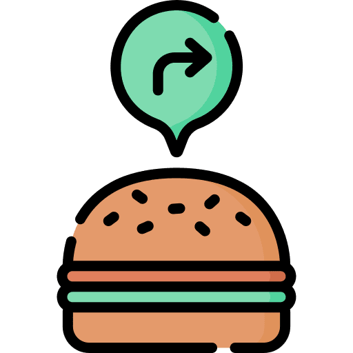Checkout restaurant burger take away icon Checkout restaurant burger take away icon