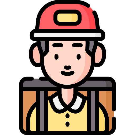 Delivery courier caucasian take away delivery courier icon Delivery courier caucasian take away delivery courier icon