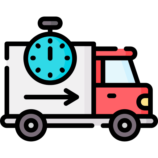 Delivery truck time transportation express delivery icon Delivery truck time transportation express delivery icon