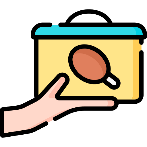 Food delivery hand food and restaurant bag icon Food delivery hand food and restaurant bag icon