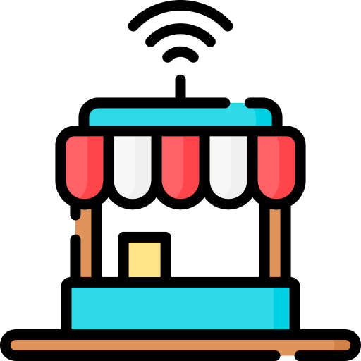 Online store order food fast food restaurant icon Online store order food fast food restaurant icon
